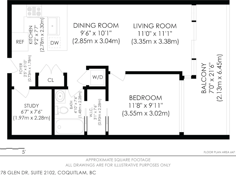 2102-2978 Glen Drive, Coquitlam, BC, V3B 0C3 - 35