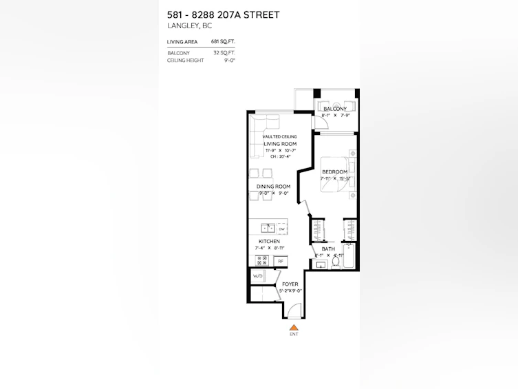 581-8288 207a Street, Langley, BC, V2Y 0L2 - 3