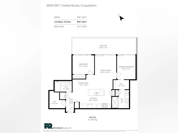3904-567 Clarke Road, Coquitlam, BC, V3J 0K7 - 30