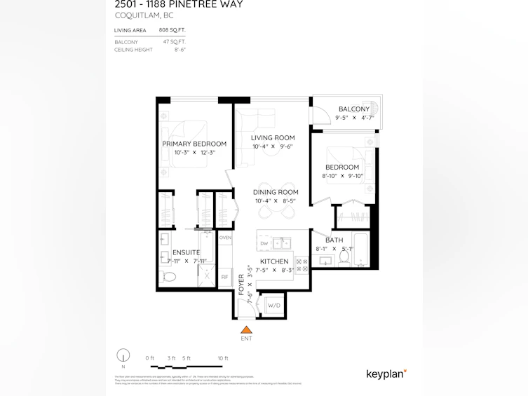 2501-1188 Pinetree Way, Coquitlam, BC, V3B 0K9 - 40