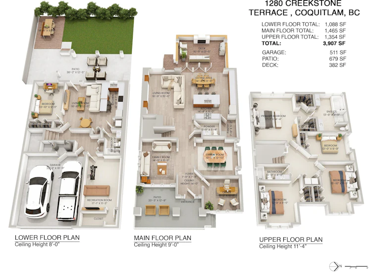 1280 Creekstone Terrace, Coquitlam, BC, V3B 0H3 - 38