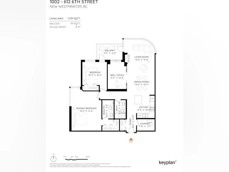 1002-612 Sixth Street, New Westminster, BC, V3L 5V2 - 40