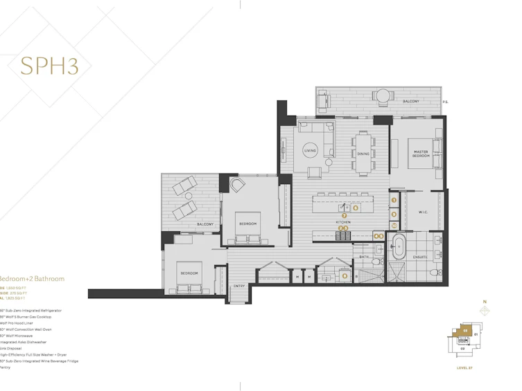 2703-7433 Cambie Street, Vancouver, BC, V6P 0J8 - 5