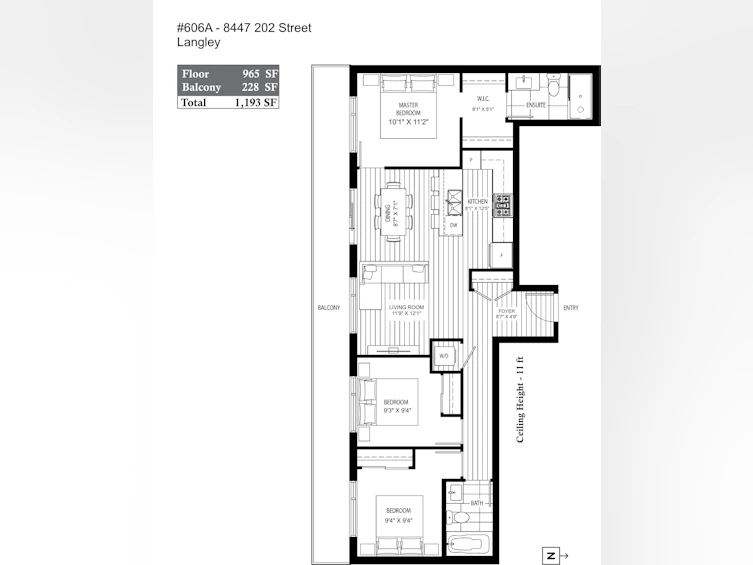 A606-8447 202 Street, Langley, BC, V2Y 2B7 - 24