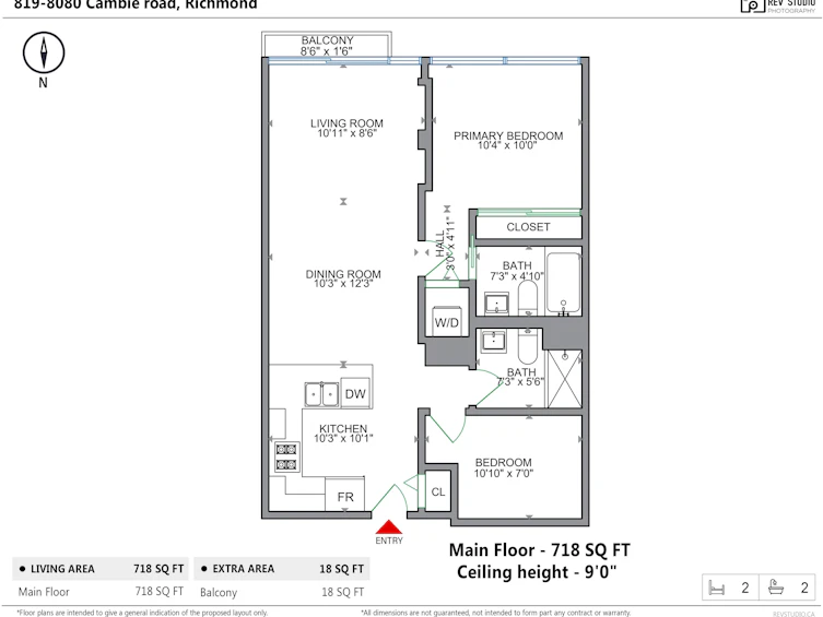 819-8080 Cambie Road, Richmond, BC, V6X 0C1 - 2