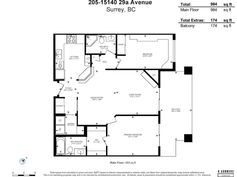 205-15140 29a Avenue, Surrey, BC, V4P 3B1 - 29