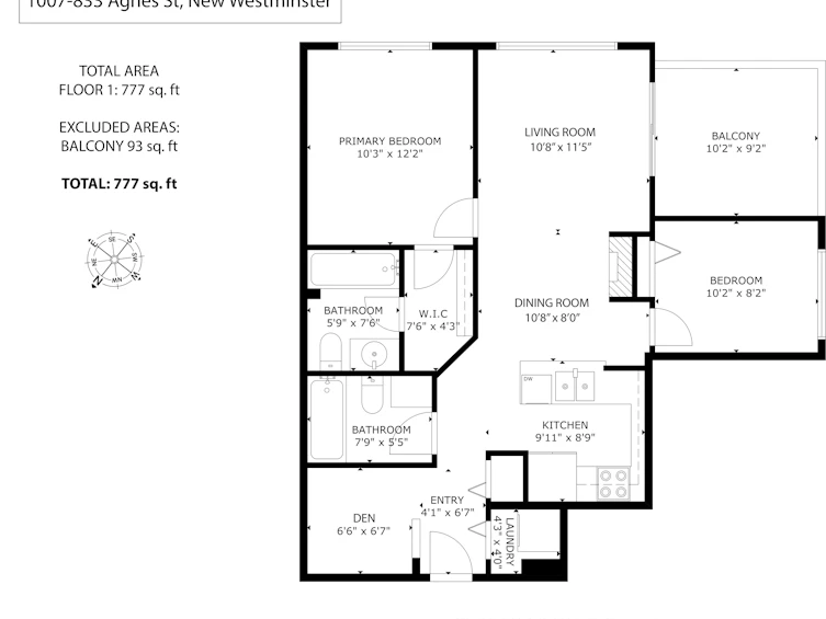 1007-833 Agnes Street, New Westminster, BC, V3M 0B1 - 32