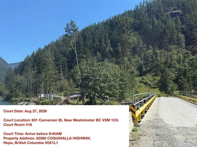 22580 Coquihalla Highway, Hope, BC, V0X 1L1