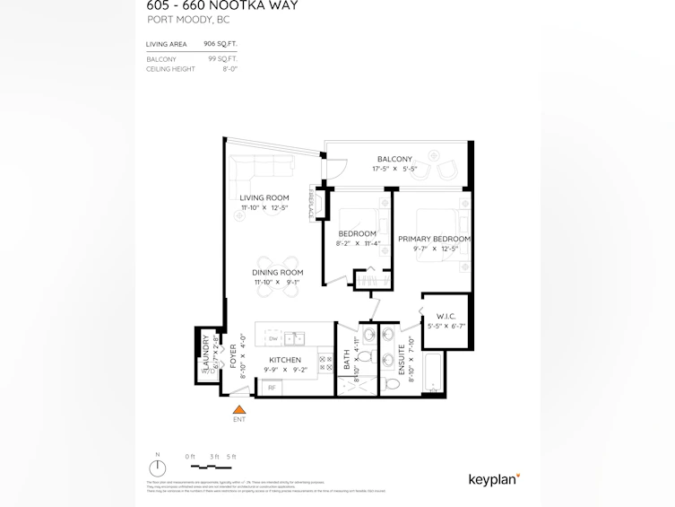 605-660 Nootka Way, Port Moody, BC, V3H 0B7 - 40