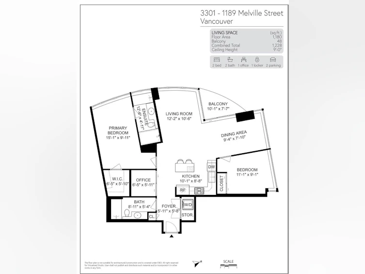 3301-1189 Melville Street, Vancouver, BC, V6E 4T8 - 40