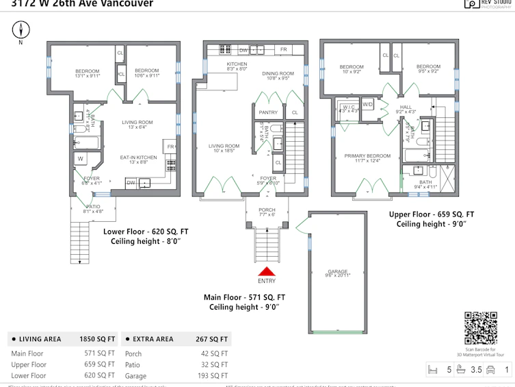 3172 W 26th Avenue, Vancouver, BC, V6L 1V8 - 2