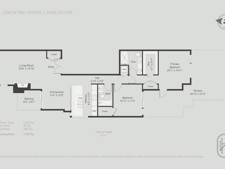 202-2148 W 2nd Avenue, Vancouver, BC, V6K 1H6 - 23