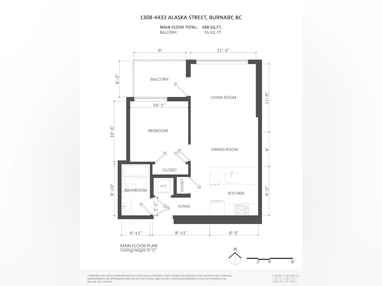 1308-4433 Alaska Street, Burnaby, BC, V5C 5T3 - 39