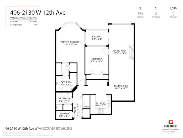 406-2130 W 12th Avenue, Vancouver, BC, V6K 2N2 - 31