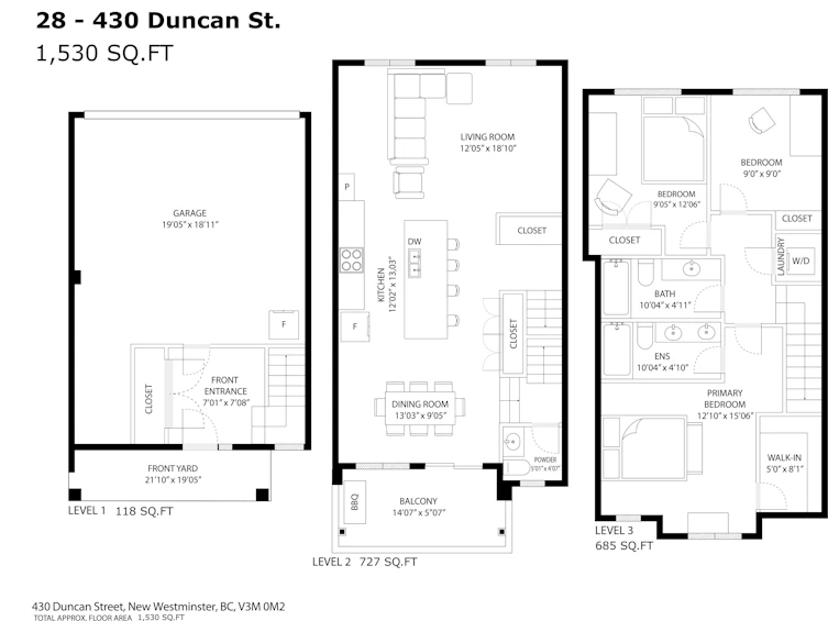 28-430 Duncan Street, New Westminster, BC, V3M 0M2 - 2