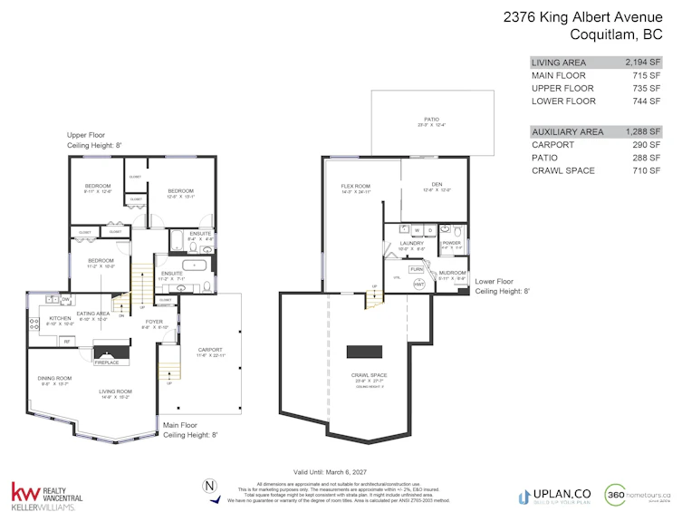 2376 King Albert Avenue, Coquitlam, BC, V3J 7E4 - 2