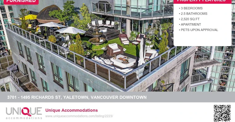 3701-1495 Richards, Vancouver, BC, V6Z 3E3