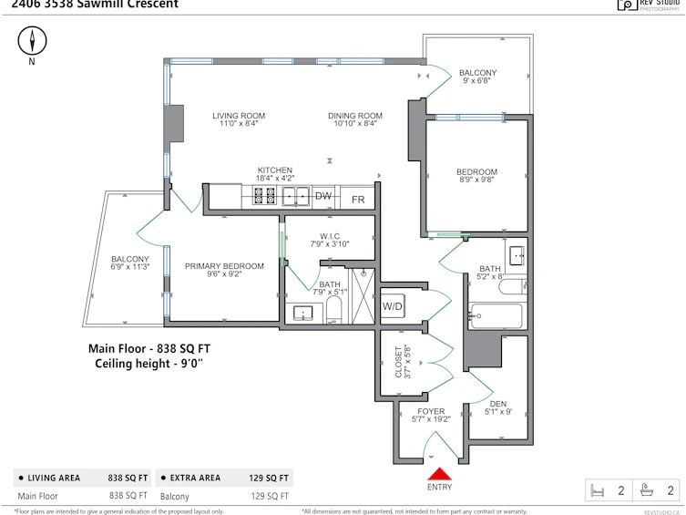 2406-3538 Sawmill Crescent, Vancouver, BC, V5S 0E3 - 28