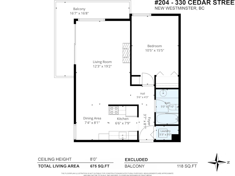 204-330 Cedar Street, New Westminster, BC, V3L 3P1 - 23