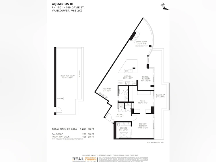 PH 1701-189 Davie Street, Vancouver, BC, V6Z 2X9 - 40