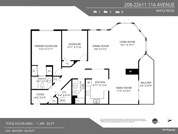 208-22611 116 Avenue, Maple Ridge, BC, V2X 0W7 - 40