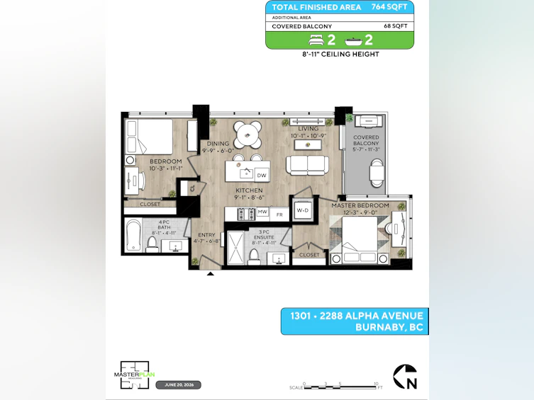 1301-2288 Alpha Avenue, Burnaby, BC, V5C 0L9 - 33