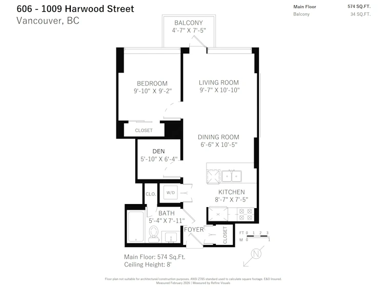 606-1009 Harwood Street, Vancouver, BC, V6E 0C2 - 34