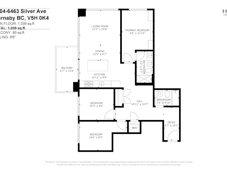 1904-6463 Silver Avenue, Burnaby, BC, V5H 0K4 - 23
