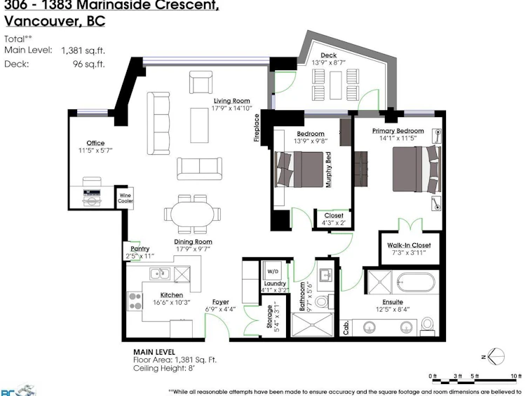 306-1383 Marinaside Crescent, Vancouver, BC, V6Z 2W9 - 31