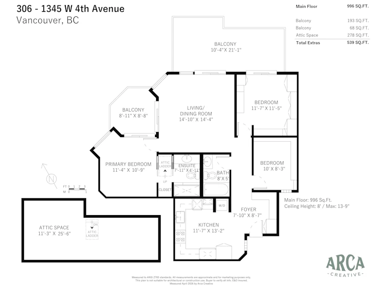 306-1345 W 4th Avenue, Vancouver, BC, V6H 3Y8 - 24