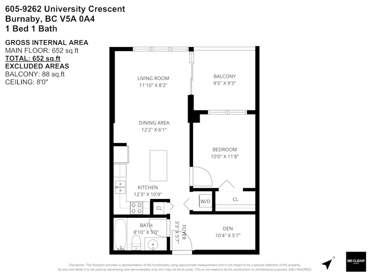 605-9262 University Crescent, Burnaby, BC, V5A 0A4 - 34