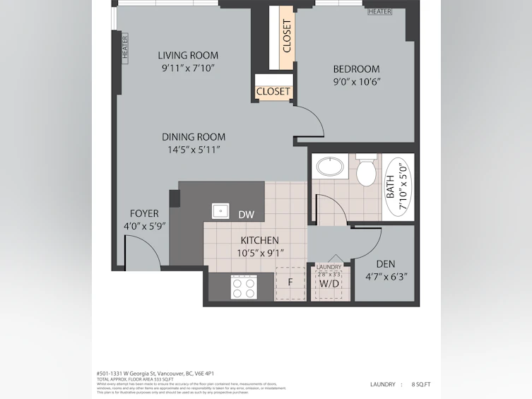 501-1331 W Georgia Street, Vancouver, BC, V6E 4P1 - 30