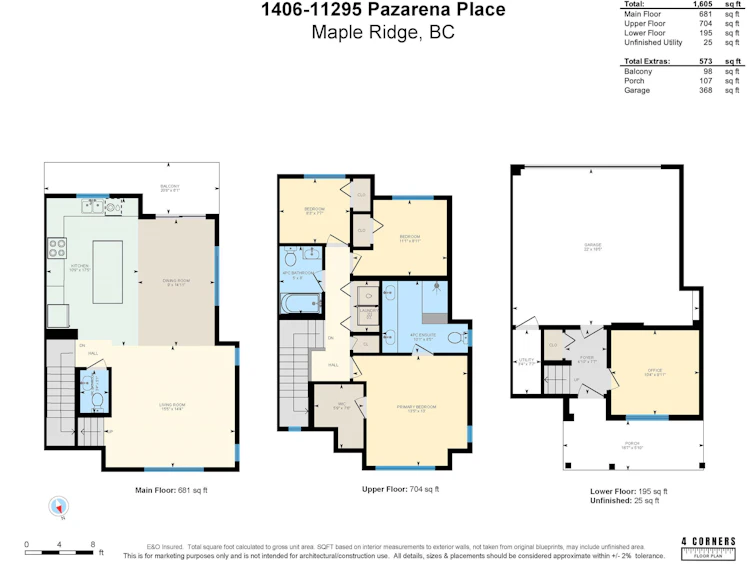 1406-11295 Pazarena Place, Maple Ridge, BC, V2X 4K9 - 32