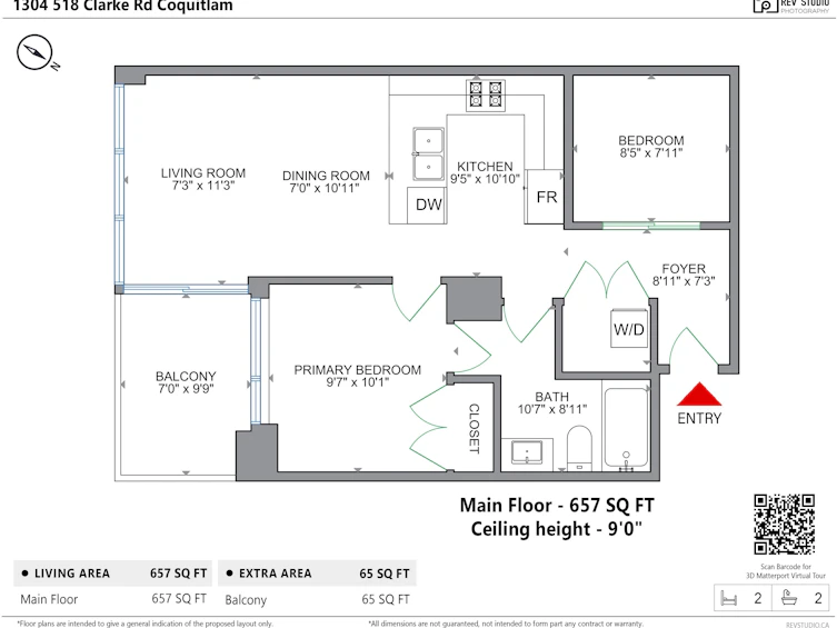 1304-518 Clarke Road, Coquitlam, BC, V3J 0S7 - 39