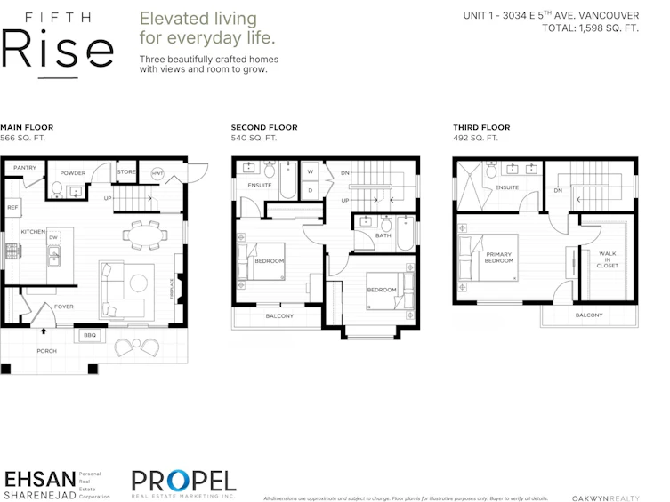 1-3034 E 5th Avenue, Vancouver, BC, V5M 1N8 - 3