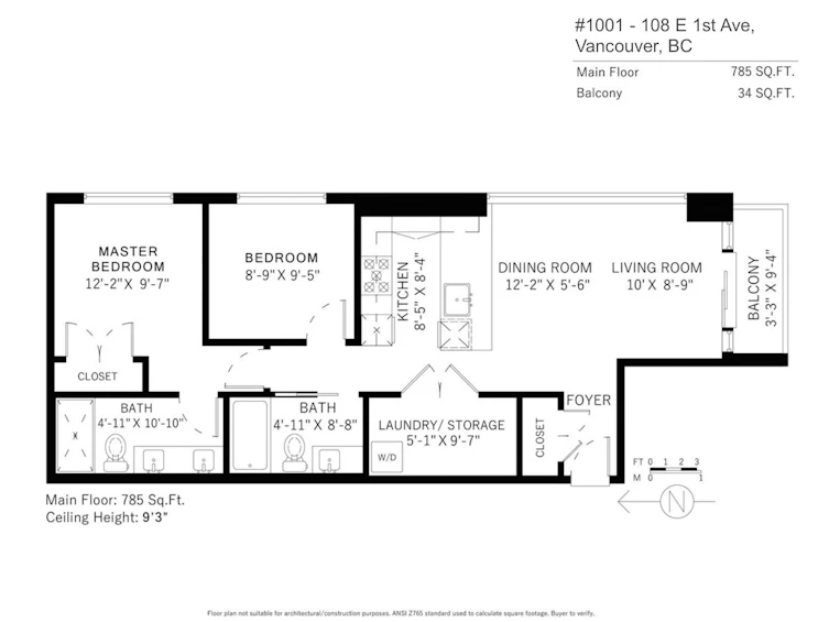 1001-108 E 1st Avenue, Vancouver, BC, V5T 0E4 - 28