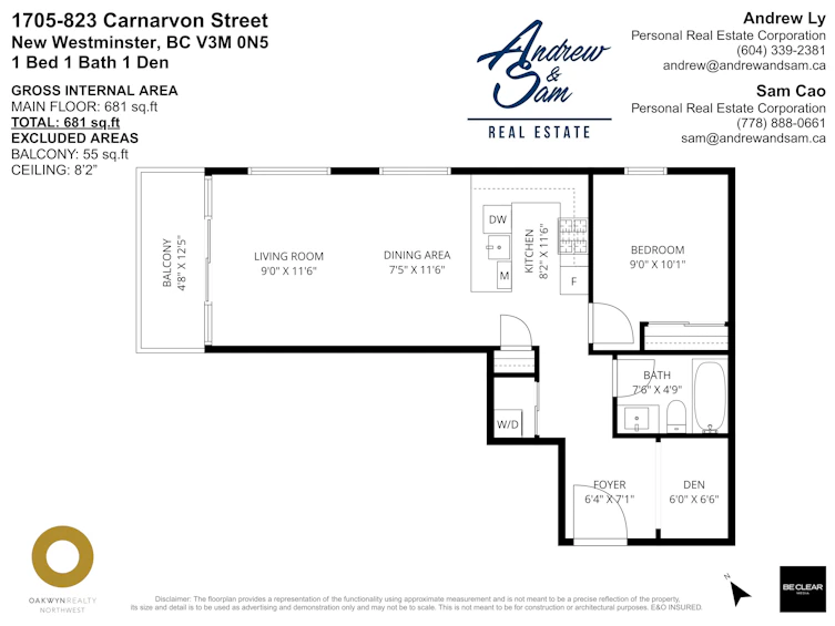 1705-823 Carnarvon Street, New Westminster, BC, V3M 0N5 - 3