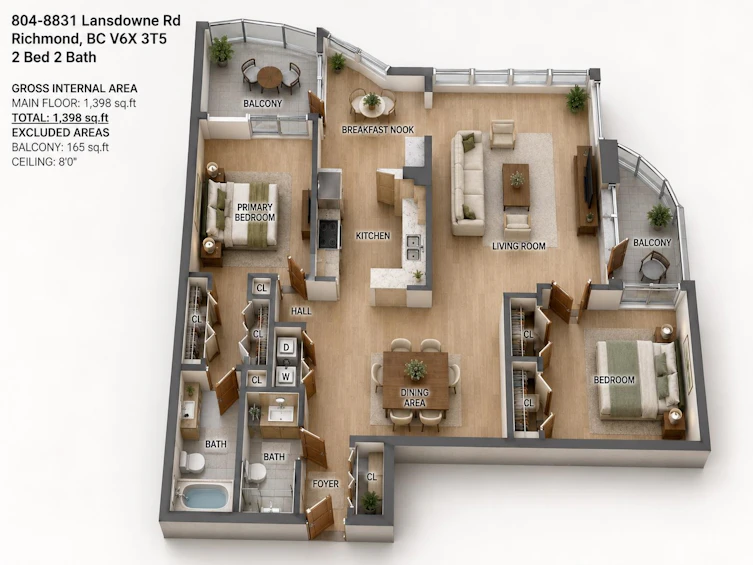 804-8831 Lansdowne Road, Richmond, BC, V6X 3T5 - 24