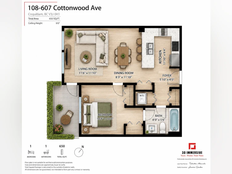 108-607 Cottonwood Avenue, Coquitlam, BC, V3J 0H1 - 20