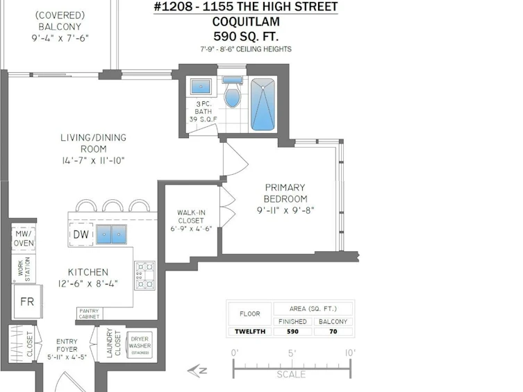 1208-1155 The High Street, Coquitlam, BC, V3B 7W4 - 16