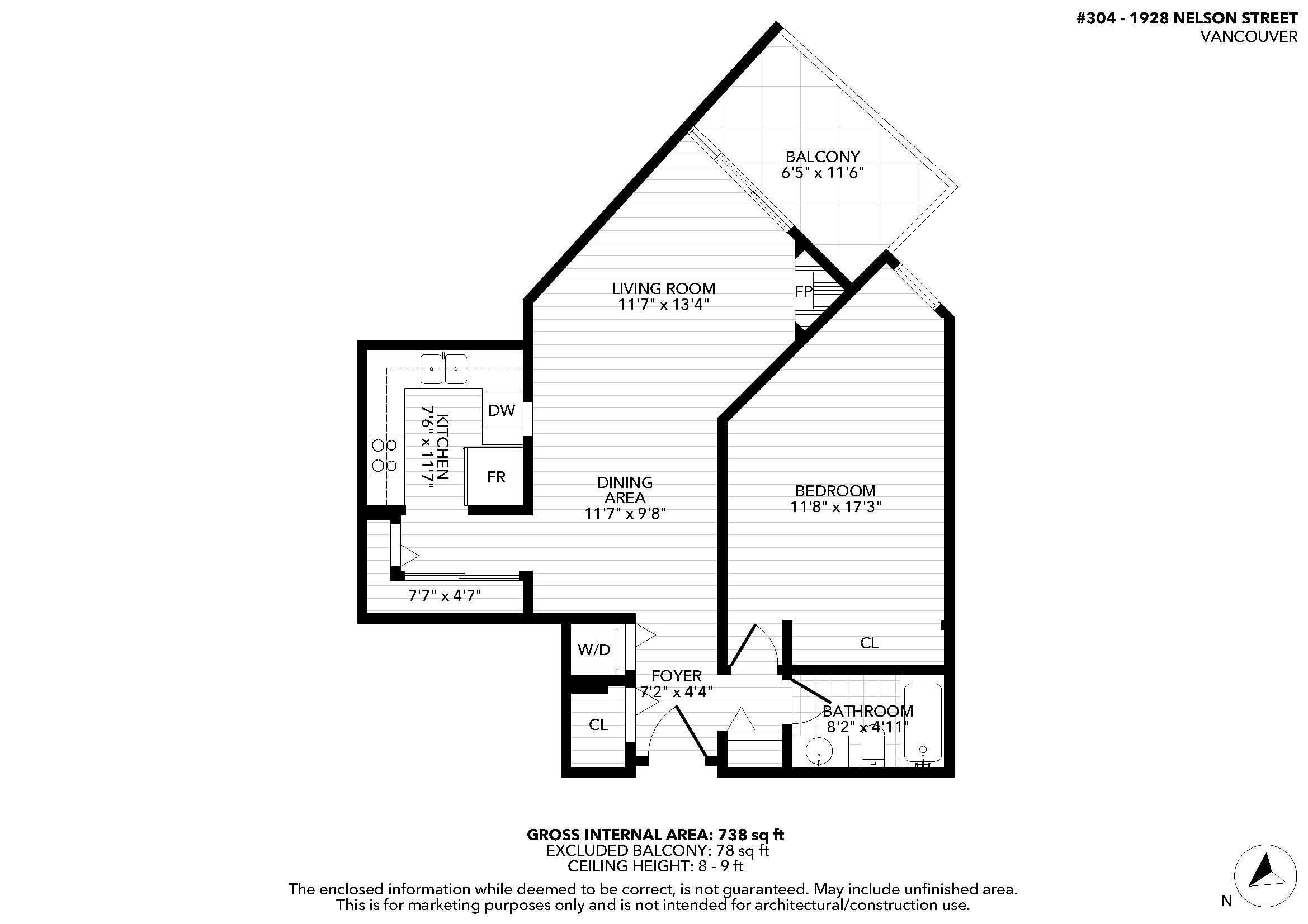 304-1928 Nelson Street, Vancouver, BC, V6G 1N2 - 31
