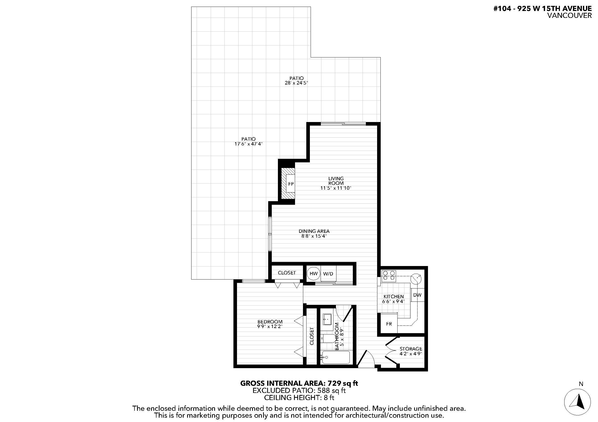 104-925 W 15th Avenue, Vancouver, BC, V5Z 1S1 - 26