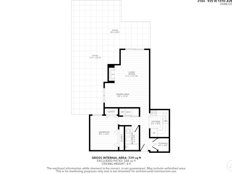 104-925 W 15th Avenue, Vancouver, BC, V5Z 1S1 - 26