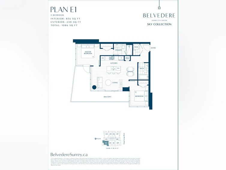 1802-9675 King George Boulevard, Surrey, BC, V3T 0T7 - 2