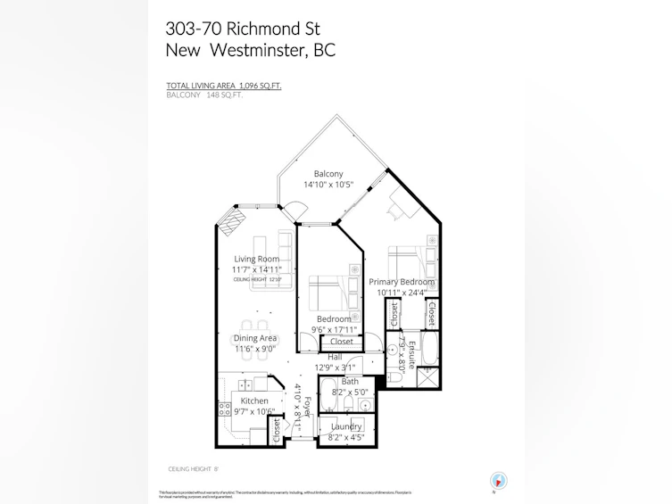 303-70 Richmond Street, New Westminster, BC, T6W 2N4 - 25