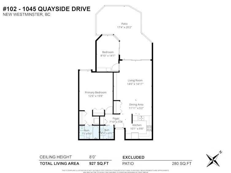 102-1045 Quayside Drive, New Westminster, BC, V3M 6C9 - 25
