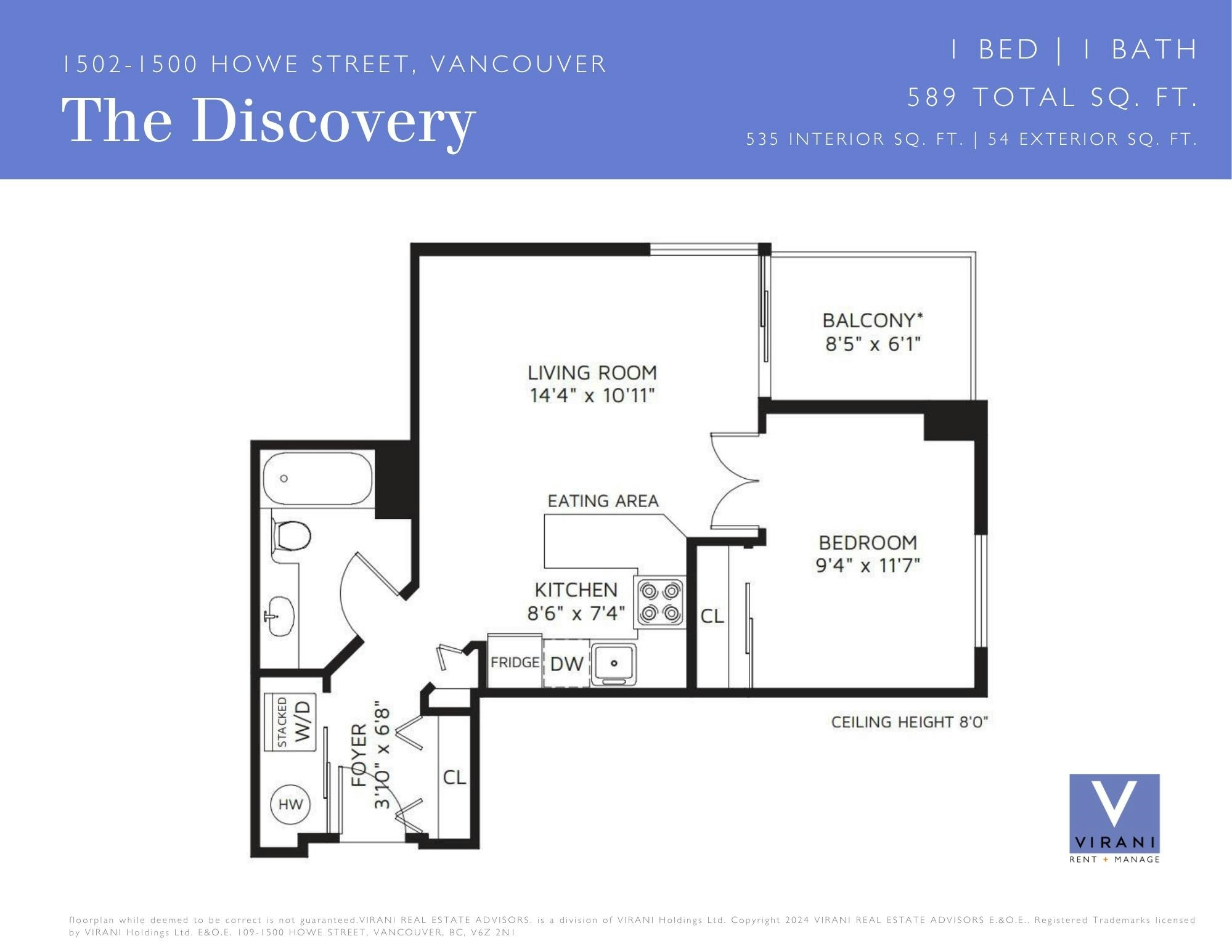 1502-1500 Howe Street, Vancouver, BC, V6Z 2N1 - 13