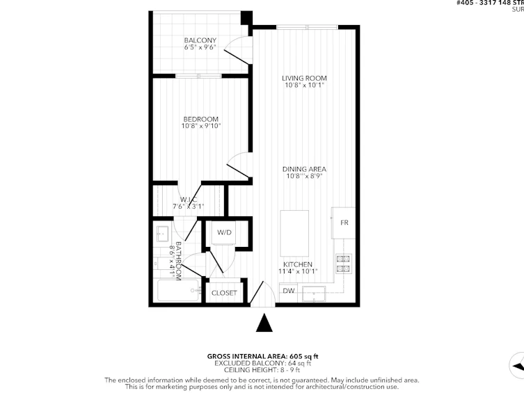 405-3317 148 Street, Surrey, BC, V4P 0H9 - 38