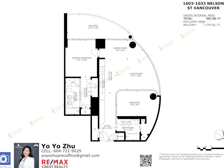 1603-1033 Nelson Street, Vancouver, BC, V6E 0E5 - 27