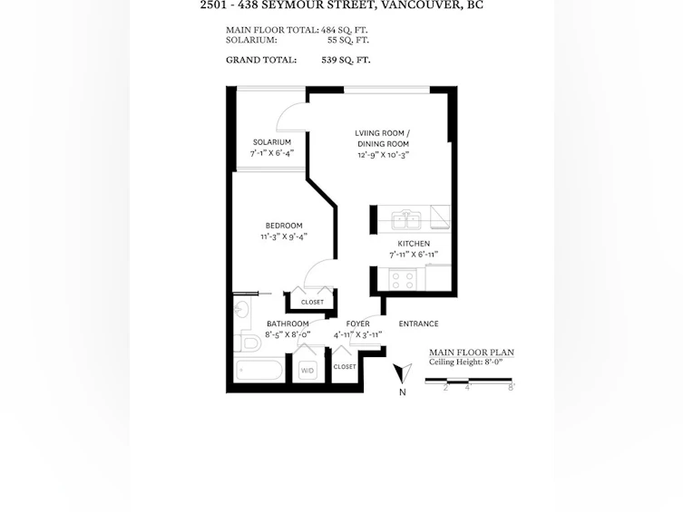 2501-438 Seymour Street, Vancouver, BC, V6B 6H4 - 12